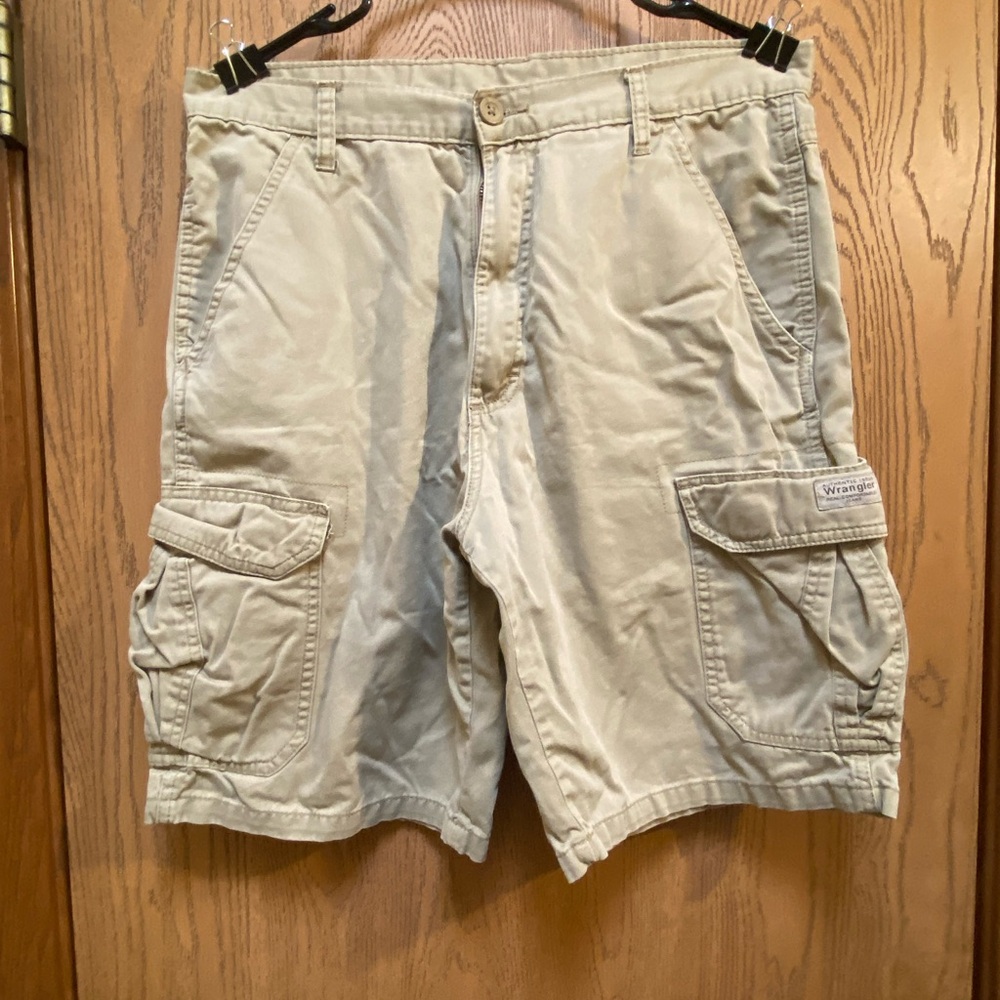 Beige Cargo Shorts for Men